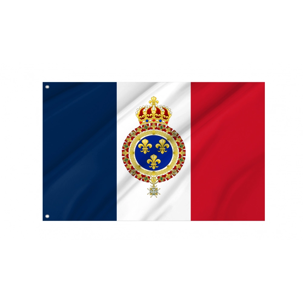Army Flag of France during the Bourbon Restoration for Indoor & Outdoor Use