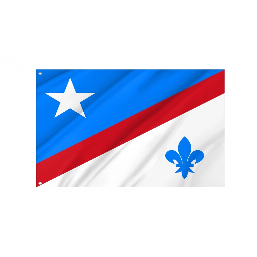 Flag Of Franco-American, Patriotic Flags, Unique Design Print, Flags For Indoor & Outdoor Use - High Quality France for Indoor and Outdoor Use
