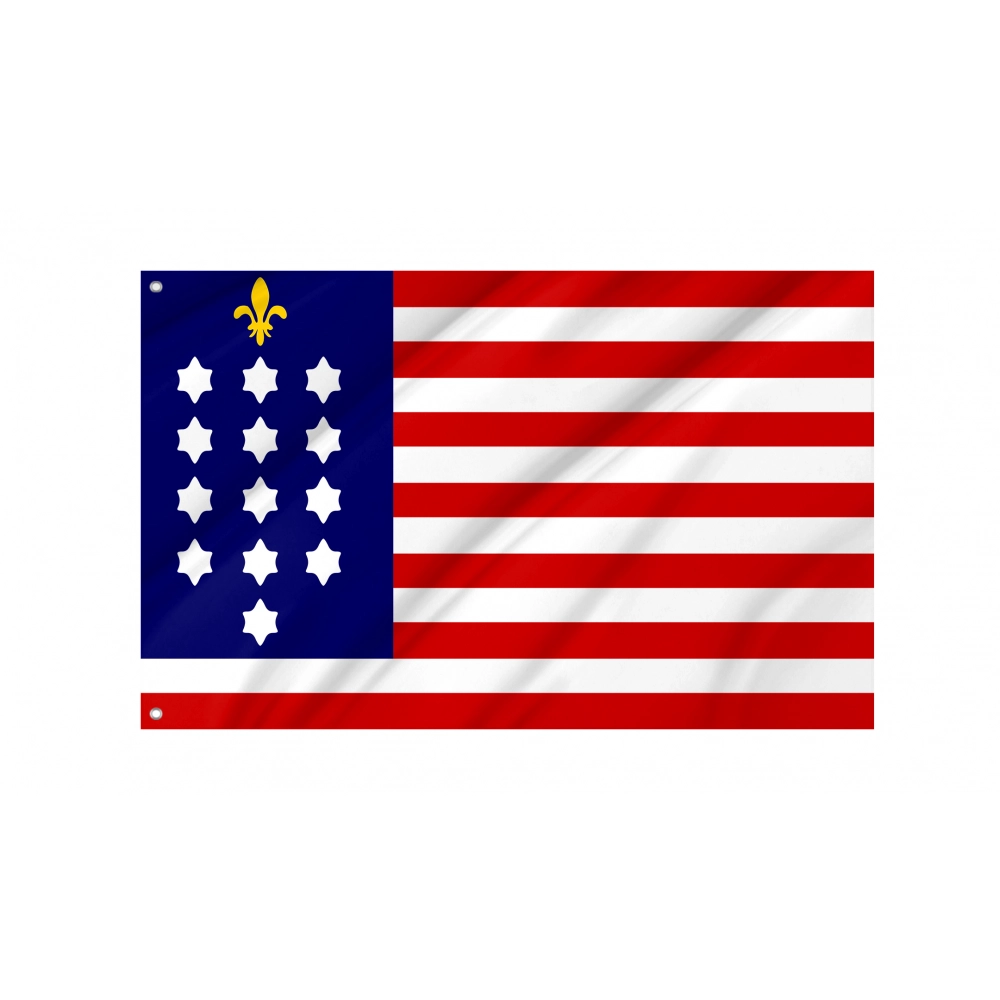 French Alliance Flag for Indoor & Outdoor Use