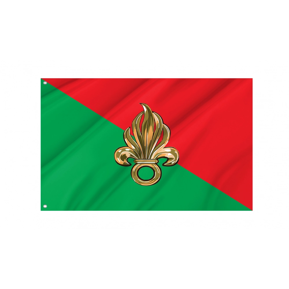 French Foreign Legion Flag for Indoor & Outdoor Use
