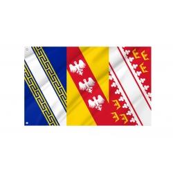 Grand Est Alsace-Champagne-Ardenne-Lorraine Flag for Indoor & Outdoor Use
