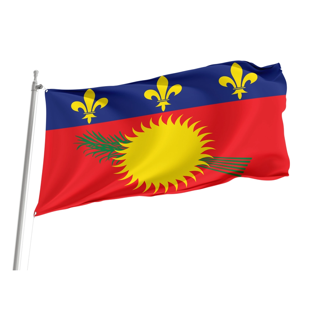 Guadeloupe Local Variant Flag for Indoor & Outdoor Use