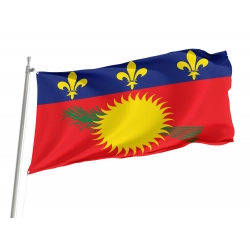 Guadeloupe Local Variant Flag for Indoor & Outdoor Use