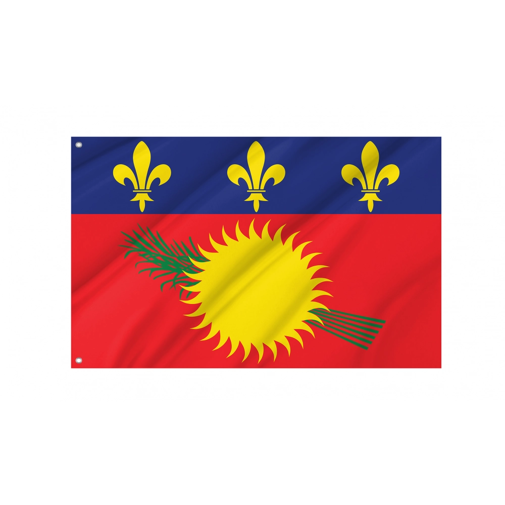Guadeloupe Local Variant Flag for Indoor & Outdoor Use