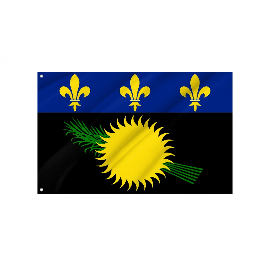 Flag Of Guadeloupe, Patriotic Flags, Unique Design Print, Flags For Indoor & Outdoor Use - High Quality France for Indoor and Outdoor Use