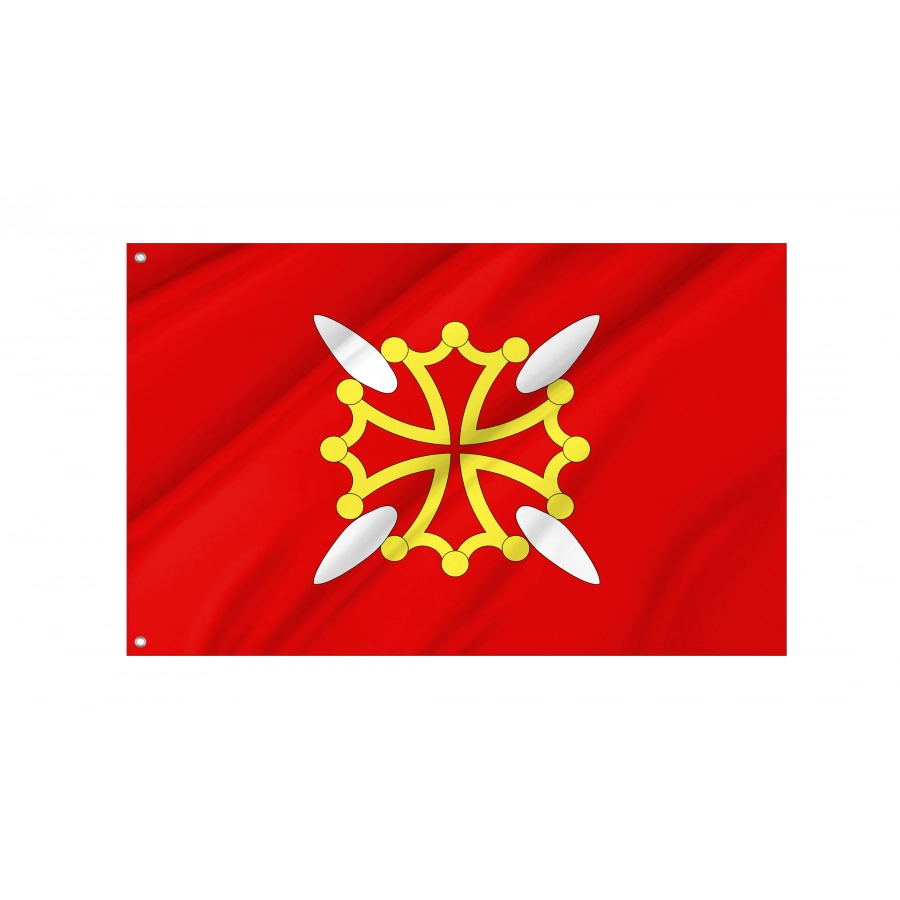 Flag Of Haute-Garonne, Patriotic Flags, Unique Design Print, Flags For Indoor & Outdoor Use - High Quality France for Indoor and Outdoor Use