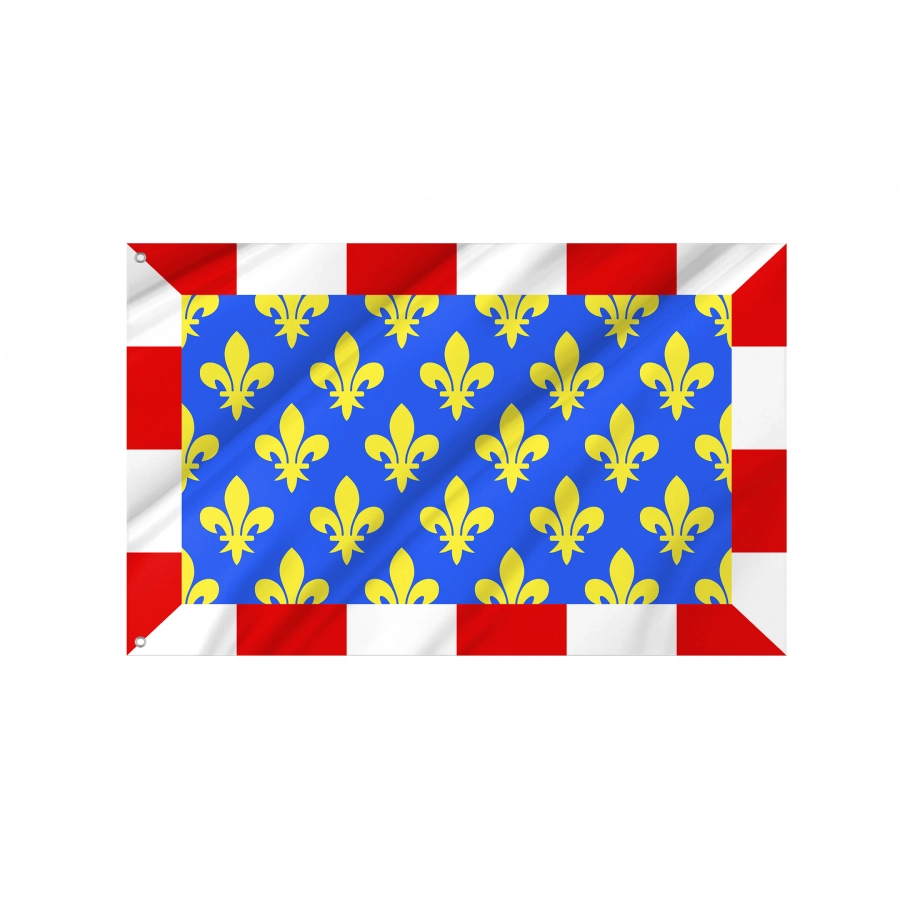 Flag Of Indre-Et-Loire, Patriotic Flags, Unique Design Print, Flags For Indoor & Outdoor Use - High Quality France for Indoor and Outdoor Use