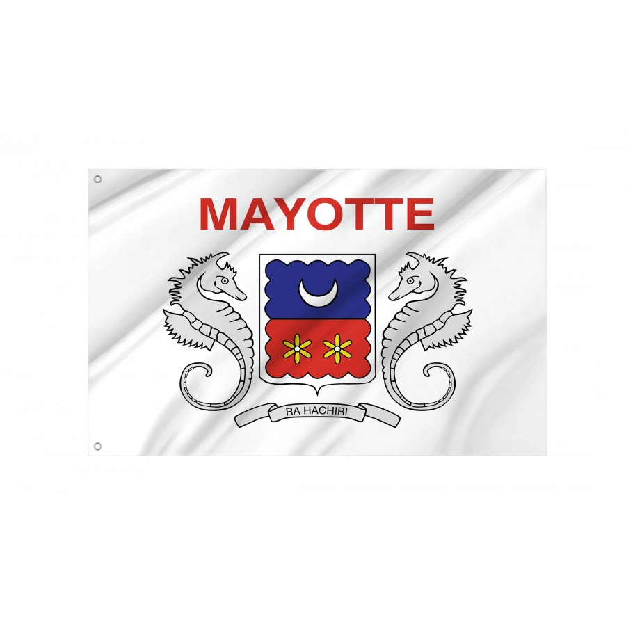 Flag Of Mayotte, Patriotic Flags, Unique Design Print, Flags For Indoor & Outdoor Use - High Quality France for Indoor and Outdoor Use