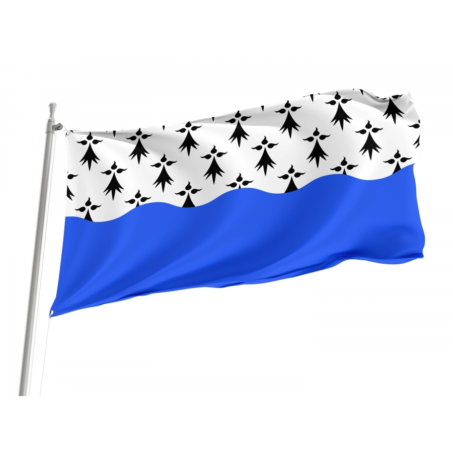 Flag Of Morbihan, Patriotic Flags, Unique Design Print, Flags For Indoor & Outdoor Use - High Quality France for Indoor and Outdoor Use