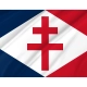 Naval Jack of Free France Flag for Indoor & Outdoor Use - Imagine 2