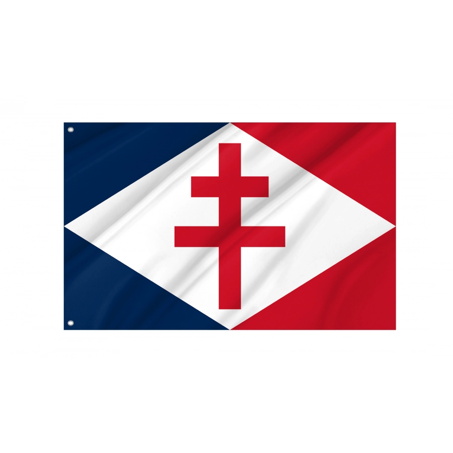 Flag Of Naval Jack Of Free France, Patriotic Flags, Unique Design Print, Flags For Indoor & Outdoor Use - High Quality France for Indoor and Outdoor Use