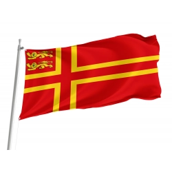 Normandy with Olaf and leopards Flag for Indoor & Outdoor Use