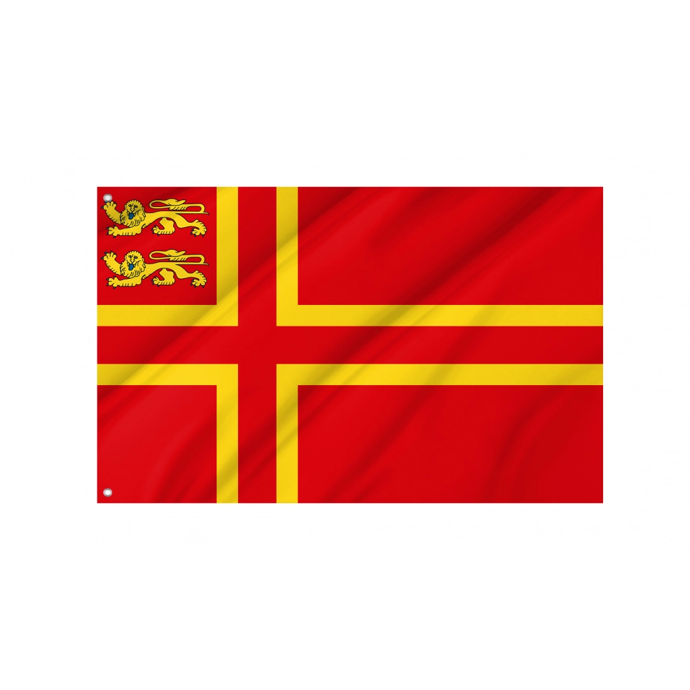 Normandy with Olaf and leopards Flag for Indoor & Outdoor Use