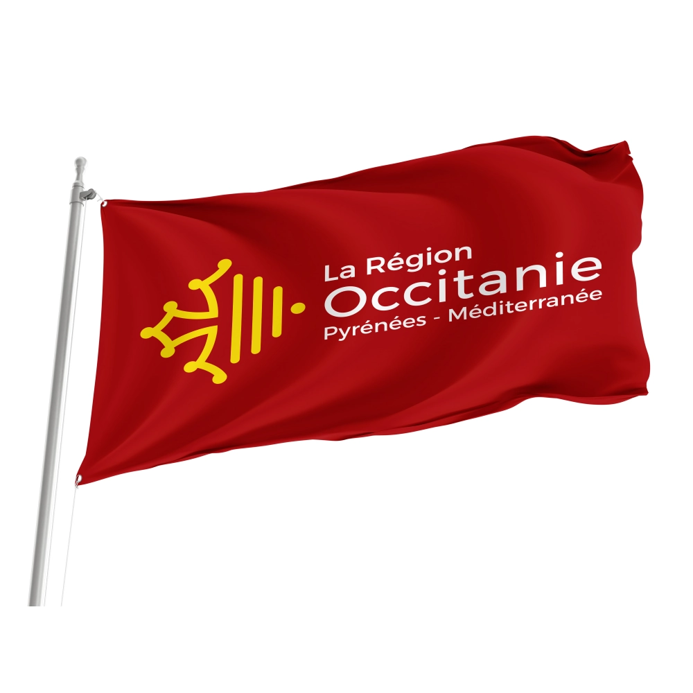 Occitanie Flag for Indoor & Outdoor Use