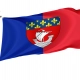 Paris with Shield Flag for Indoor & Outdoor Use - Imagine 1
