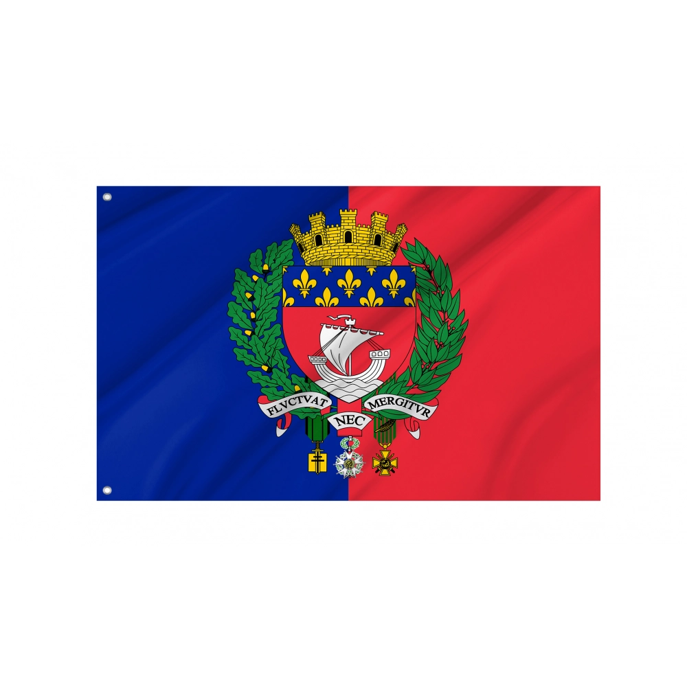 Paris Flag for Indoor & Outdoor Use