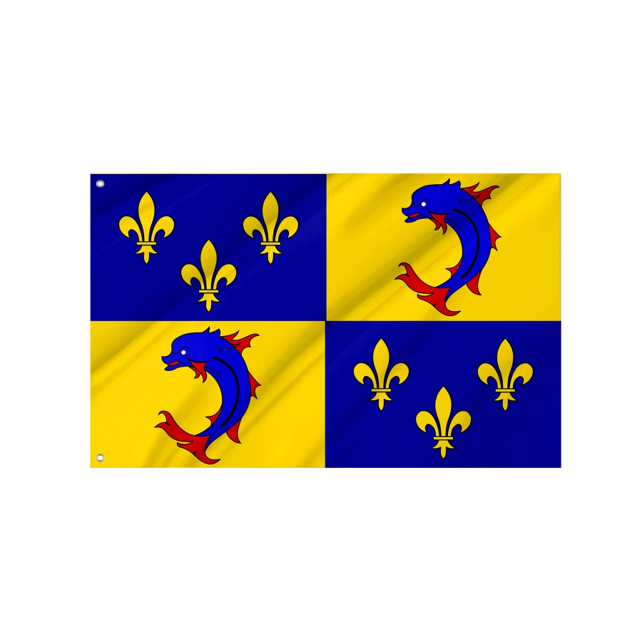 Flag Of Region Daupiné In France, Patriotic Flags, Unique Design Print, Flags For Indoor & Outdoor Use - High Quality France for Indoor and Outdoor Use