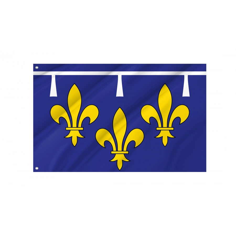 Flag Of Region Orléanais In France, Patriotic Flags, Unique Design Print, Flags For Indoor & Outdoor Use - High Quality France for Indoor and Outdoor Use
