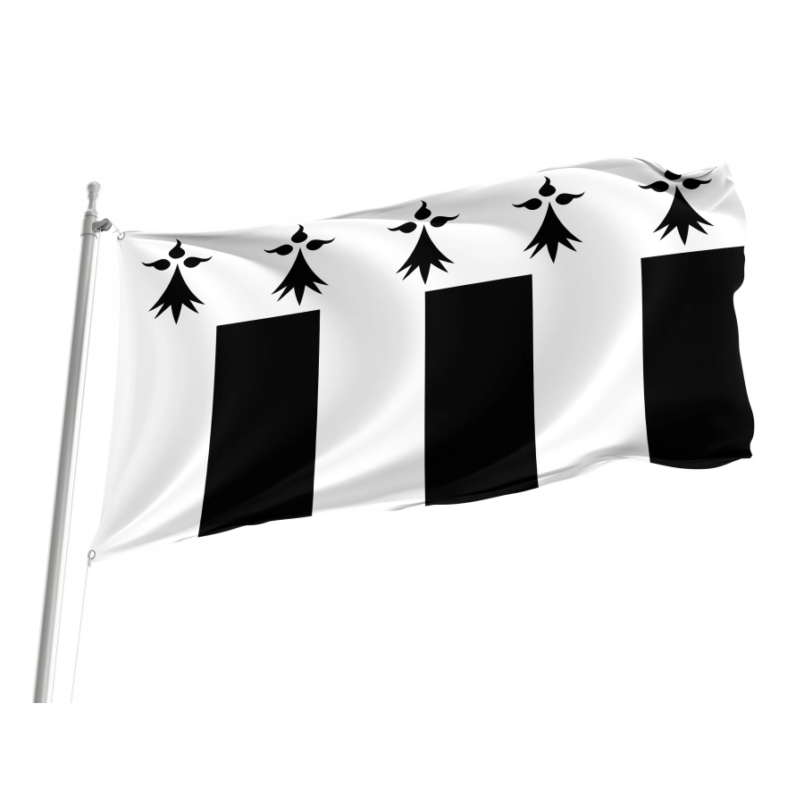 Flag Of Rennes, Patriotic Flags, Unique Design Print, Flags For Indoor & Outdoor Use - High Quality France for Indoor and Outdoor Use