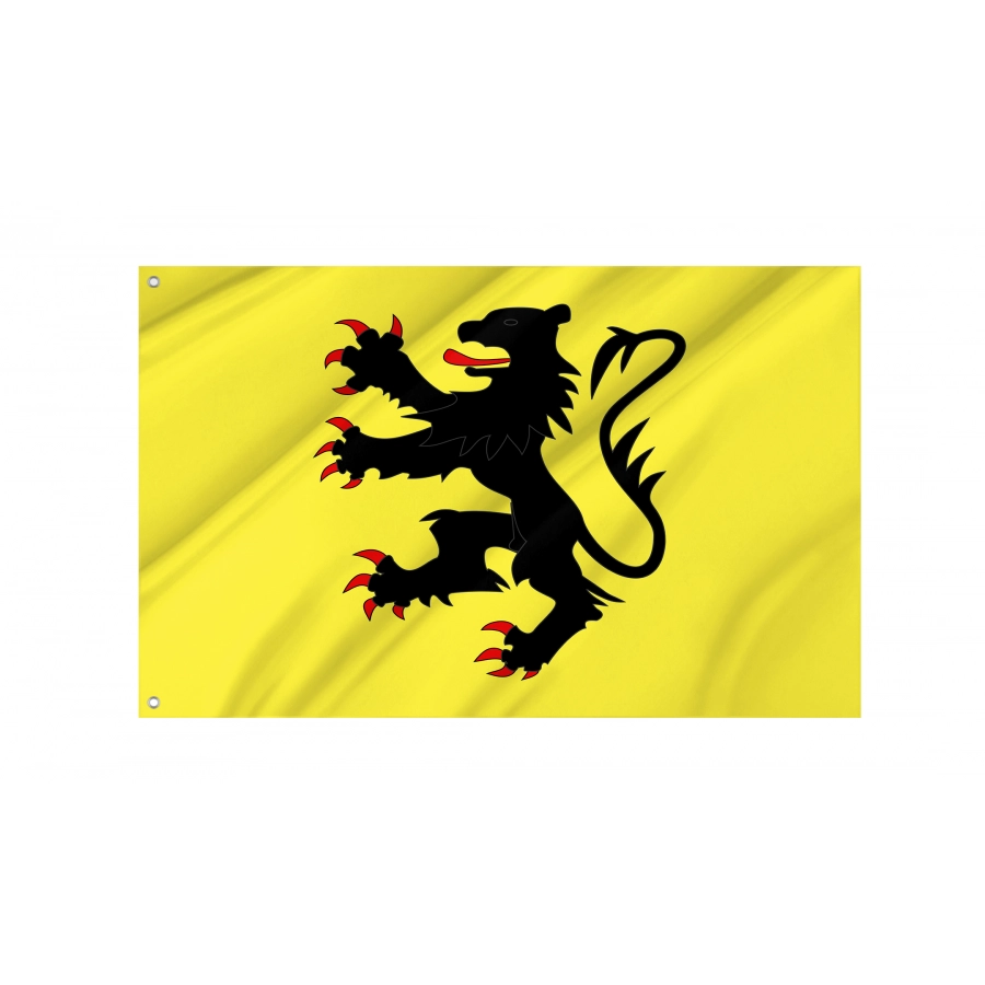 Flag Of Representing The Lion Of Flanders, Patriotic Flags, Unique Design Print, Flags For Indoor & Outdoor Use - High Quality France for Indoor and Outdoor Use