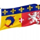 Rhône-Alpes Flag for Indoor & Outdoor Use - Imagine 1