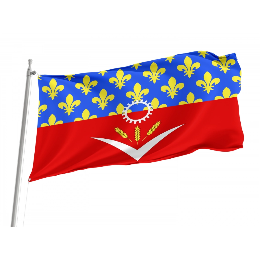 Flag Of Seine-Saint-Denis, Patriotic Flags, Unique Design Print, Flags For Indoor & Outdoor Use - High Quality France for Indoor and Outdoor Use