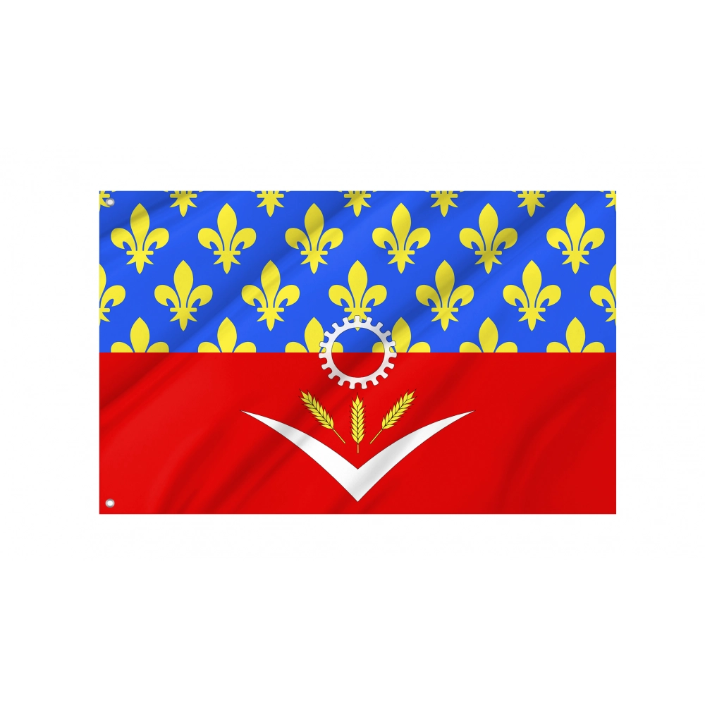 Seine Saint Denis Flag for Indoor & Outdoor Use