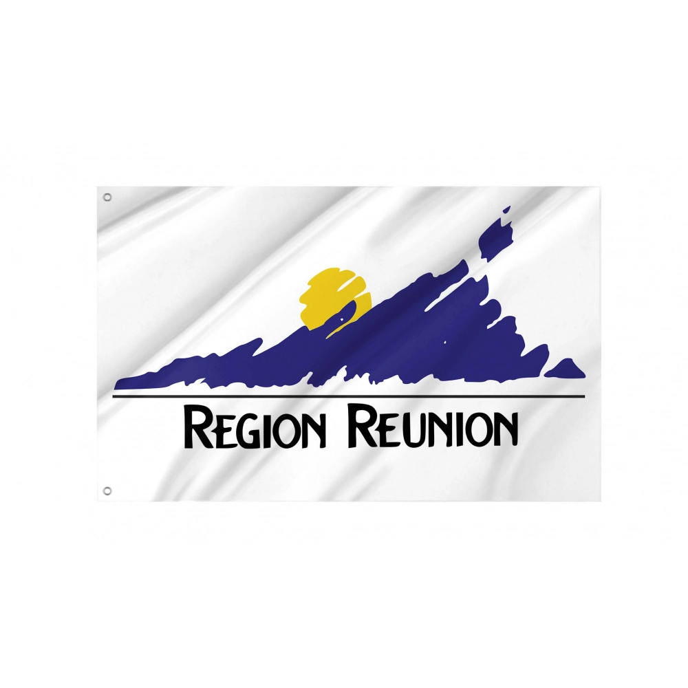 Region Réunion Flag for Indoor & Outdoor Use