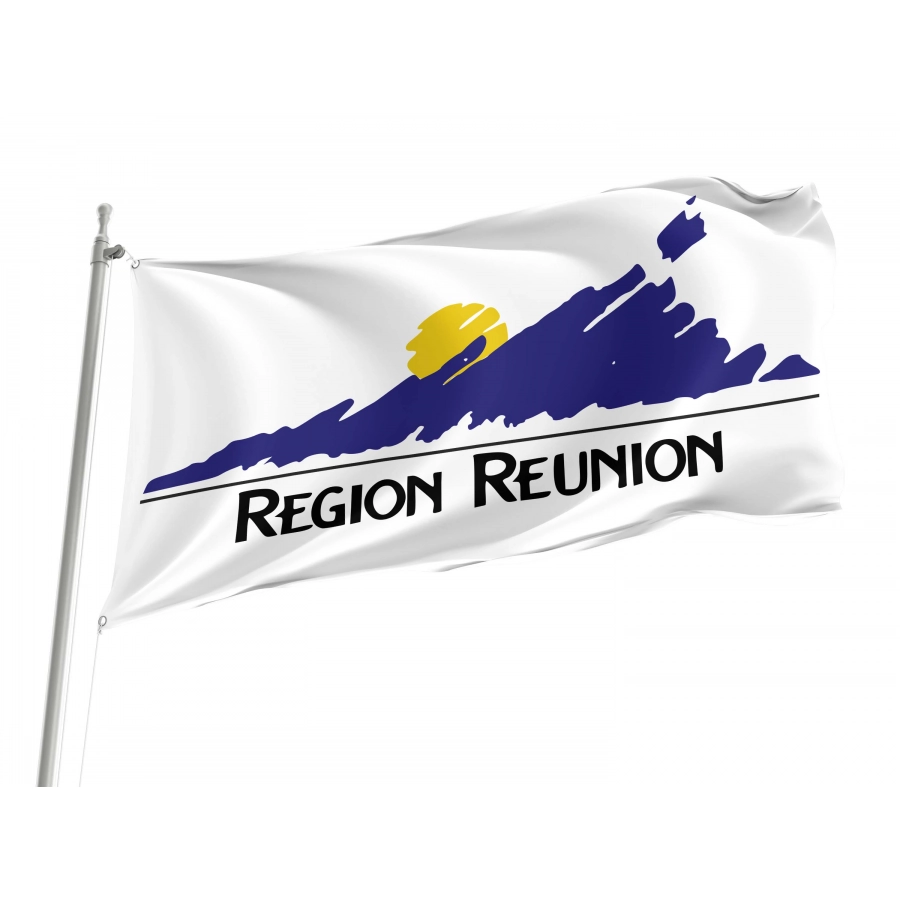 Region Réunion Flag for Indoor & Outdoor Use, FRA10