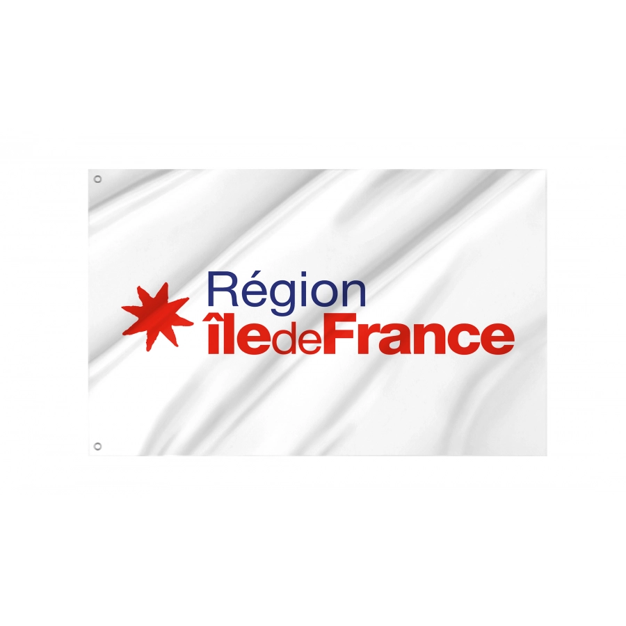 Flag of Ile de France, Patriotic Flags, Unique Design Print, Flags for Indoor & Outdoor Use, FR--12