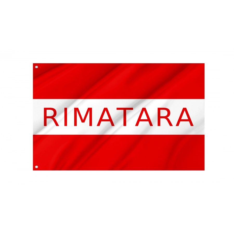 Flag of Rimatara, French Polynesia, Patriotic Flags, Unique Design Print, Flags for Indoor & Outdoor Use