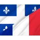 French language of Quebec-France Friendship Flag for Indoor & Outdoor Use - Imagine 2