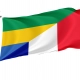 Gabon and France Friendship Flag for Indoor & Outdoor Use - Imagine 1