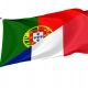 Portugal and France Friendship Flag for Indoor & Outdoor Use - Imagine 1