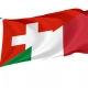 Switzerland and Italy Friendship Flag for Indoor & Outdoor Use - Imagine 1