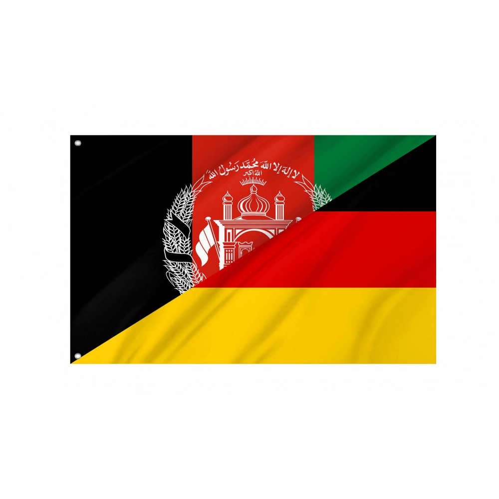Afghanistan - Germany Friendship Flag for Indoor & Outdoor Use