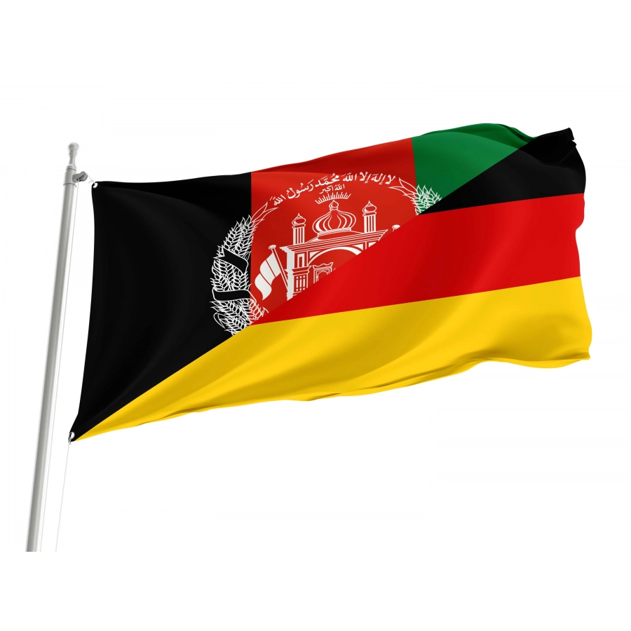 Afghanistan - Germany Friendship Flag for Indoor & Outdoor Use, AFDE