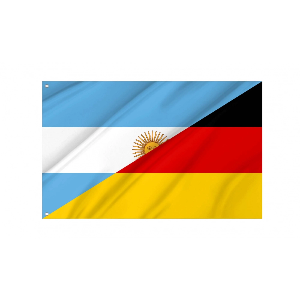Argentina - Germany Friendship Flag for Indoor & Outdoor Use