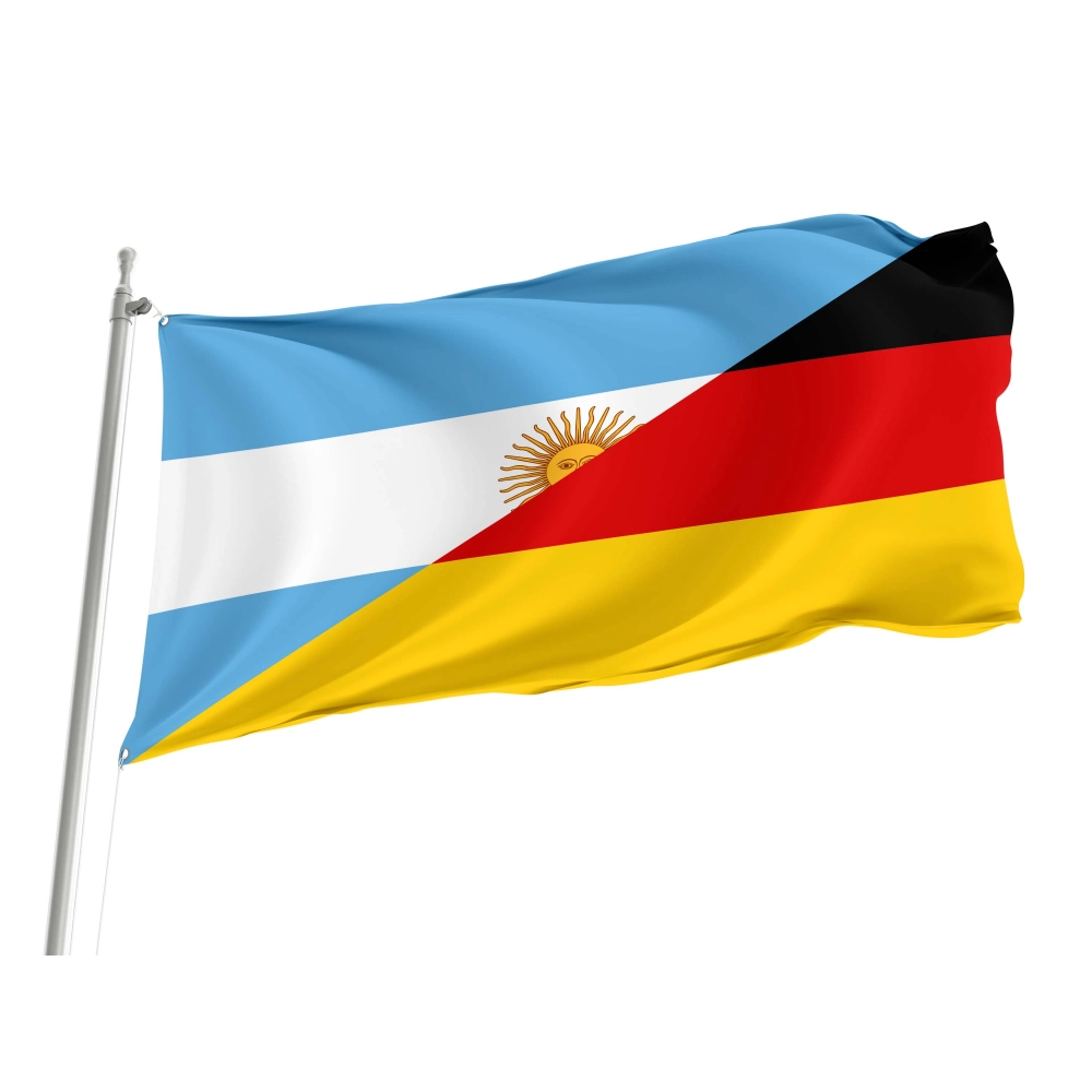 Argentina - Germany Friendship Flag for Indoor & Outdoor Use