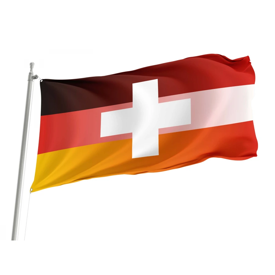 Bundesrepublik Schweizreich Flag for Indoor & Outdoor Use, DECHAU01