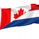 Canada and Netherlands Friendship Flag for Indoor & Outdoor Use - Imagine 1