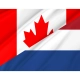 Canada and Netherlands Friendship Flag for Indoor & Outdoor Use - Imagine 2