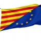 Catalonia and Europe Friendship Flag for Indoor & Outdoor Use - Imagine 1
