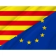 Catalonia and Europe Friendship Flag for Indoor & Outdoor Use - Imagine 2