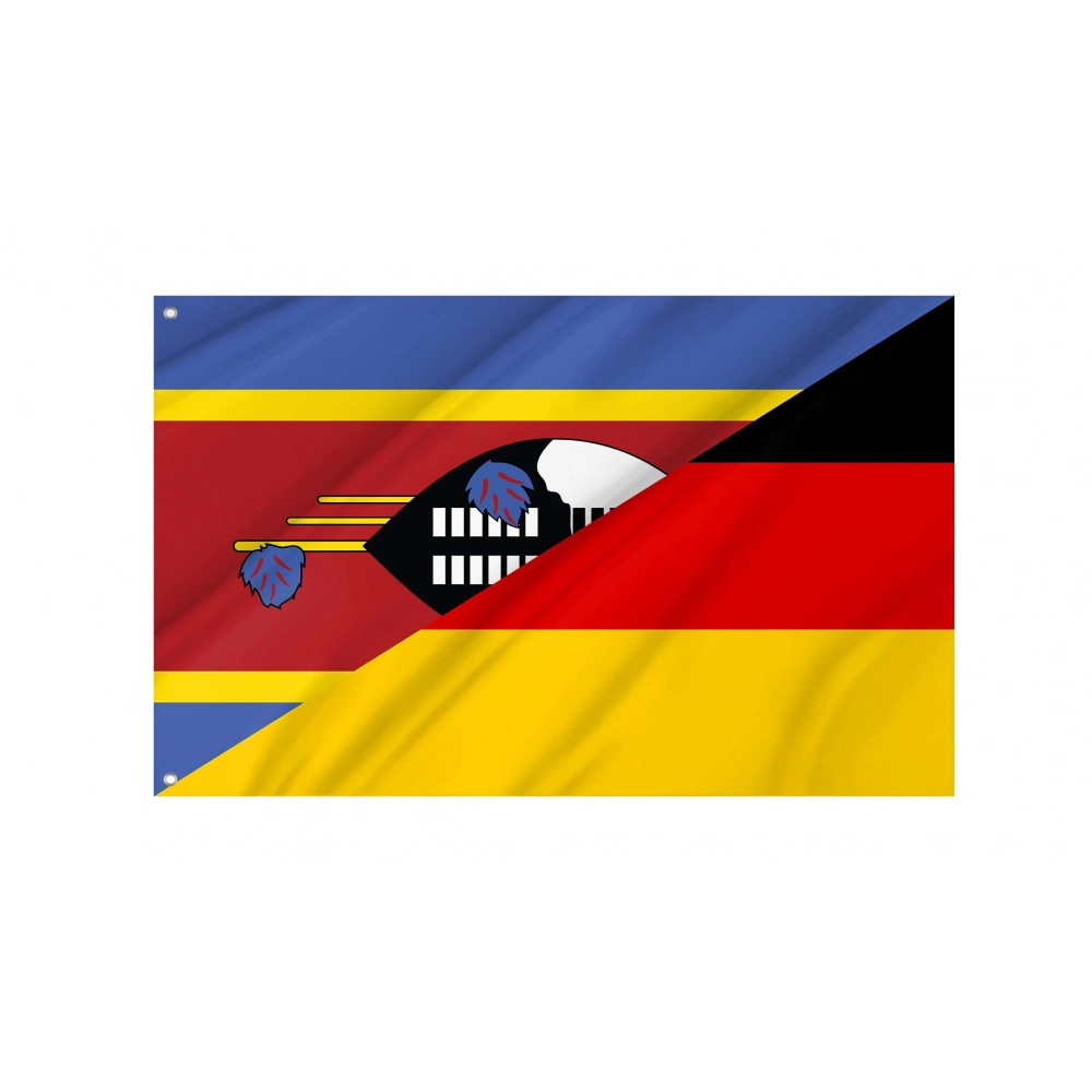 Eswatini - Germany Friendship Flag for Indoor & Outdoor Use