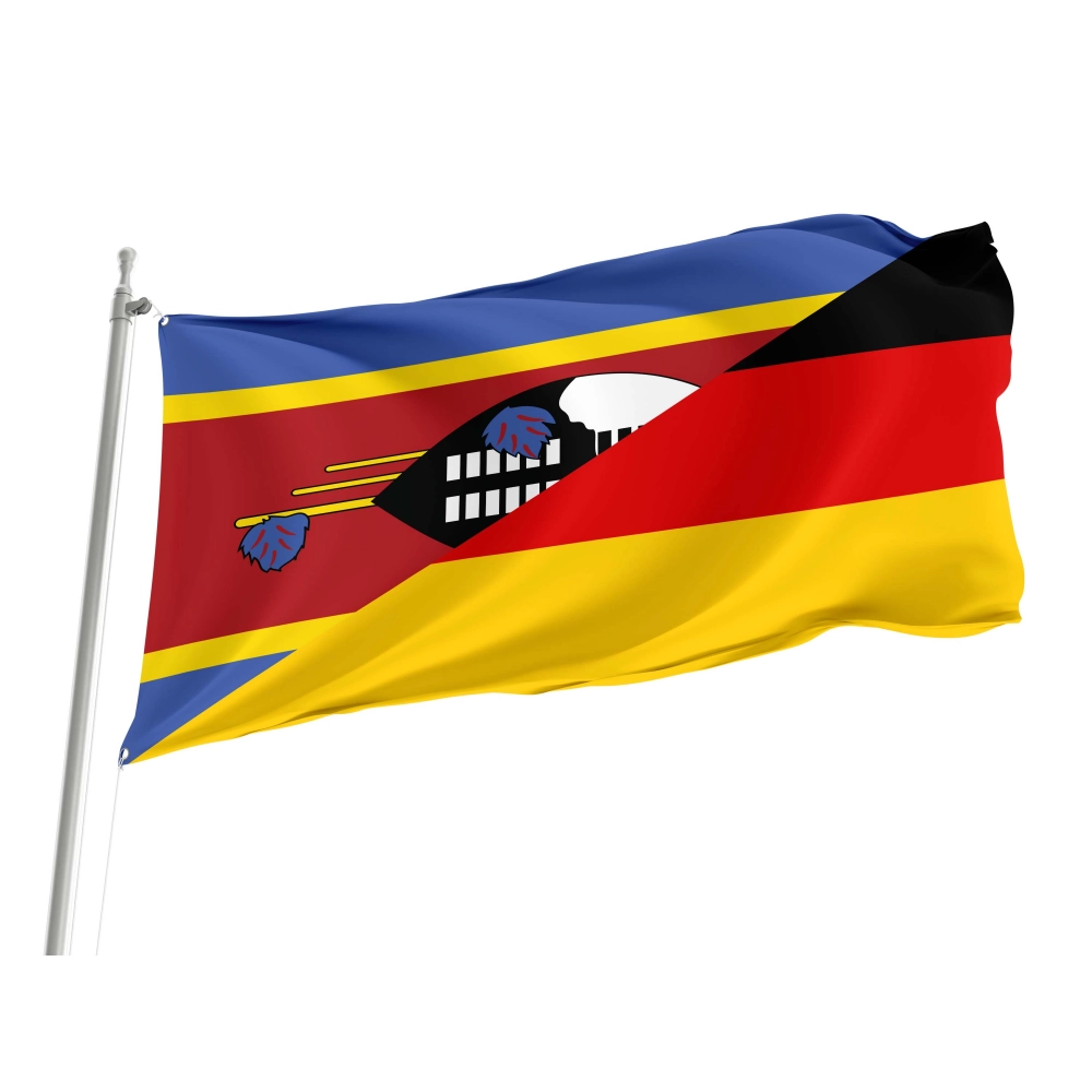 Eswatini - Germany Friendship Flag for Indoor & Outdoor Use