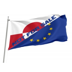 Greenland and European Union Friendship Flag NOT FOR SALE