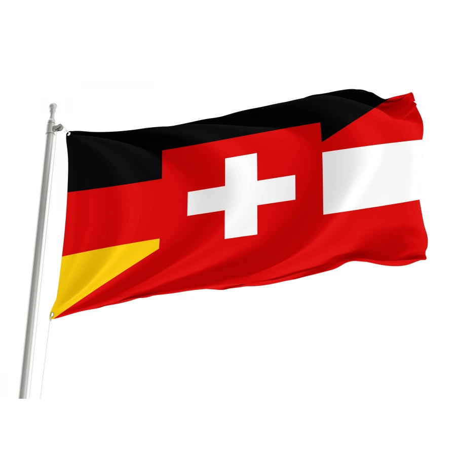 German Language Flag for Indoor & Outdoor Use, DECHAU