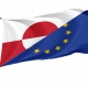 Greenland and European Union Friendship Flag - Imagine 1