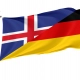 Iceland - Germany Friendship Flag for Indoor & Outdoor Use - Imagine 1